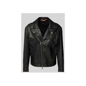 Lederjacke mit Reverskragen Modell 'Jolush'