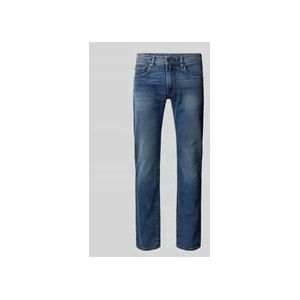 Regular Fit Jeans mit 5-Pocket-Design Modell 'LYON'