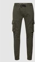 Cargohose mit Label-Details Modell 'Twill'