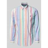 Custom Fit Freizeithemd mit Button-Down-Kragen