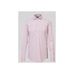 Slim Fit Business-Hemd mit Knopfleiste