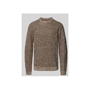 Strickpullover mit Rundhalsausschnitt Modell 'LIAM'
