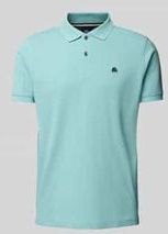 Poloshirt mit Label-Stitching