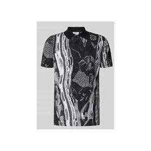 Regular Fit Poloshirt mit kurzer Knopfleiste