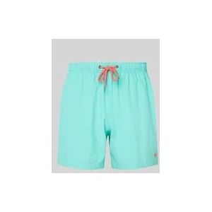 Relaxed Fit Badeshorts mit Logo-Stitching