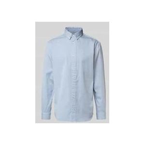 Comfort Fit Freizeithemd mit Button-Down-Kragen
