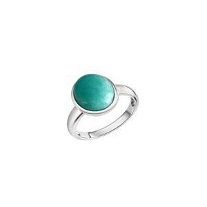 Zeeme Gemstones Ring Silber 925 rhodiniert mit echtem Amazonit