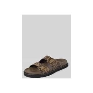 Sandalette mit Label-Detail Modell 'HALLAN MILITARY'