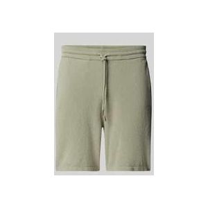 Regular Fit Sweatshorts mit Strukturmuster Modell 'FRANKIE'