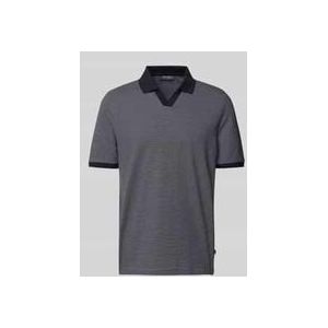 Poloshirt mit gerippten Abschlüssen