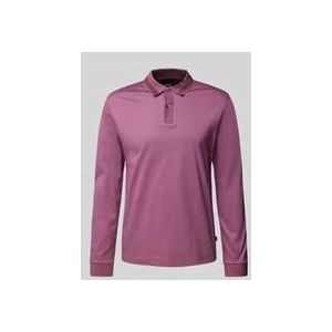 Poloshirt mit Label-Detail Modell 'Pleins'