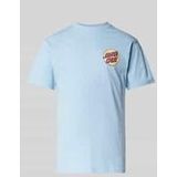 T-Shirt mit Label-Print