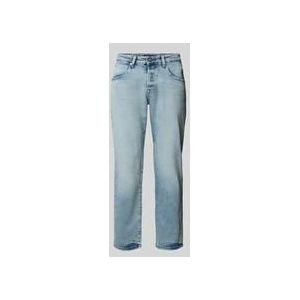 Straight Fit Jeans im Used-Look Modell 'THE ZEE'