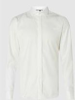 Slim Fit Smokinghemd aus Twill