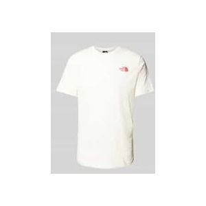 T-Shirt mit Label-Print