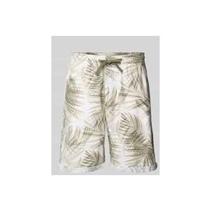 Relaxed Fit Bermudas aus Leinen-Baumwoll-Mix