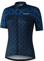 W's MIZUKI Short Sleeve Jersey, Navy