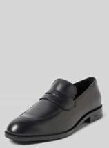 Lederloafers mit Label-Details Modell 'Tayil'