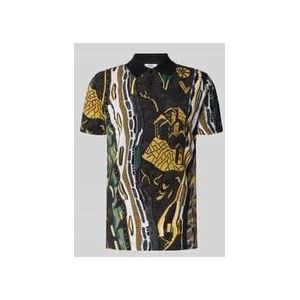 Regular Fit Poloshirt mit kurzer Knopfleiste
