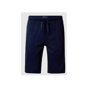 Shorts aus Jersey mit Logo-Stickerei