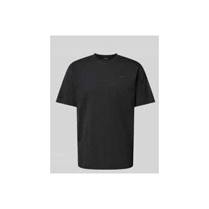 T-Shirt mit Label-Stitching