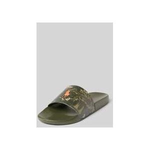 Sandalette mit Logo
