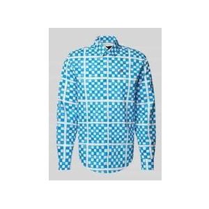 Freizeithemd mit Label-Stitching Modell 'RONGE'