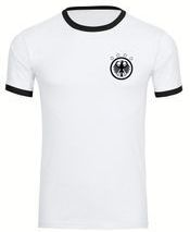 multifanshop Kontrast T-Shirt - Deutschland - Adler Retro - Druck schwarz - Männer