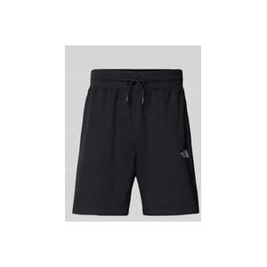 Relaxed Fit Sweatshorts mit Label-Stitching