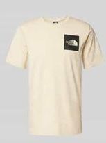 T-Shirt mit Label-Print