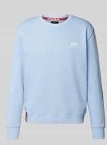 Sweatshirt mit Label-Print