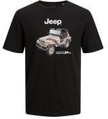 Jack & Jones Shirt Einfarbiges Kurzarmshirt JORJEEP GRAPHIC TEE SS CREW NECK mit Print-Motiv in Regular Fit