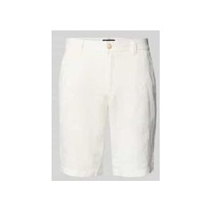 Regular Fit Shorts aus reinem Leinen Modell 'RESO JOGGER'