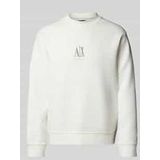 Sweatshirt mit Label-Stitching