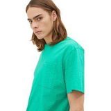 Tom Tailor T-Shirt Kurzarmshirt gepunktet mit Brusttasche