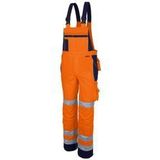 QUALITEX HIGH QUALITY WORKWEAR Latzhose PRO WS warnorange/marine Damen: 40 Herren: 46