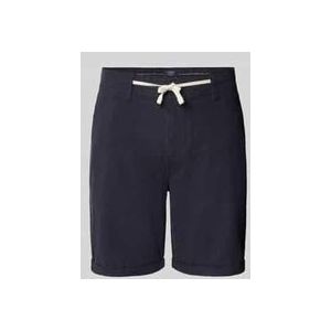 Regular Fit Leinenshorts mit Tunnelzug