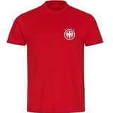 multifanshop Herren T-Shirt - Deutschland - Adler Retro - Druck weiß - Männer