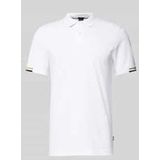 Poloshirt mit Label-Print Modell 'Parlay'