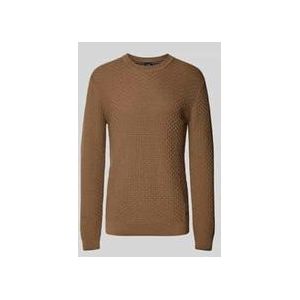 Strickpullover mit Rundhalsausschnitt Modell 'Wanjo'