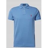 Regular Fit Poloshirt mit Label-Stitching