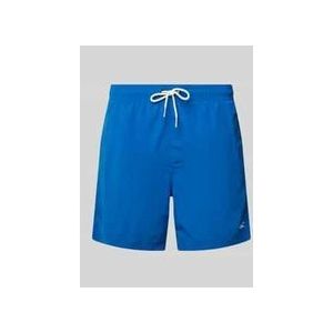 Relaxed Fit Badeshorts mit Logo-Stitching