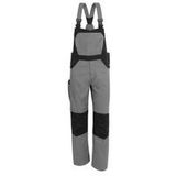 QUALITEX HIGH QUALITY WORKWEAR Latzhose X-Serie grau/schwarz Damen: 48 Herren: 54
