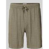 Loose Fit Shorts mit Strukturmuster Modell 'TEL'