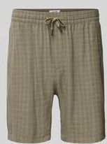 Loose Fit Shorts mit Strukturmuster Modell 'TEL'