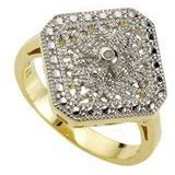 Diamonds by Ellen K. Ring 925 Sterling Silber Diamant 0,01ct.