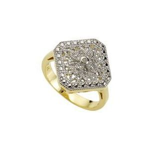 Diamonds by Ellen K. Ring 925 Sterling Silber Diamant 0,01ct.