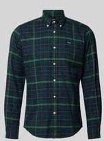 Tailored Fit Freizeithemd mit Button-Down-Kragen Modell 'Kyeloch'