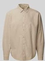 Regular Fit Freizeithemd mit Button-Down-Kragen