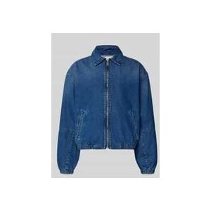 Jeansjacke mit Kentkragen